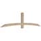 Ekena Millwork Bellingham Smooth Timber Gable Bracket, Douglas Fir, 96"W x 24"H x 3 1/2"D x 3 1/2"F, 6/12 Pitch GBW096X24X0404BEL00SDF - alternate 4